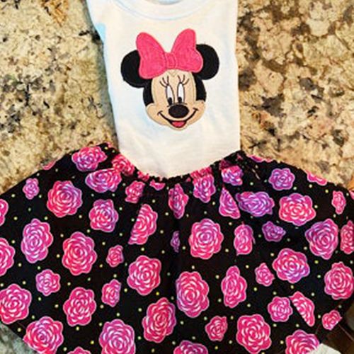 minnie mouse embroidery design