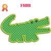 Alligaor applique Machine Embroidery Design