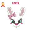Bunny Girl Machine Embroidery Design