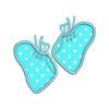 Baby Booties Applique Machine Embroidery Design