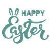 Happy Easter Machine Embroidery Design