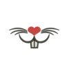 Cute Mouth Bunny Machine Embroidery Design