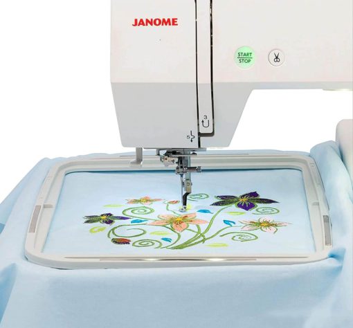 Janome Memory Craft 500E Embroidery Machine Review - Top seller 2020