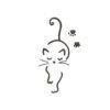 Cat Silhouette Machine Embroidery Design
