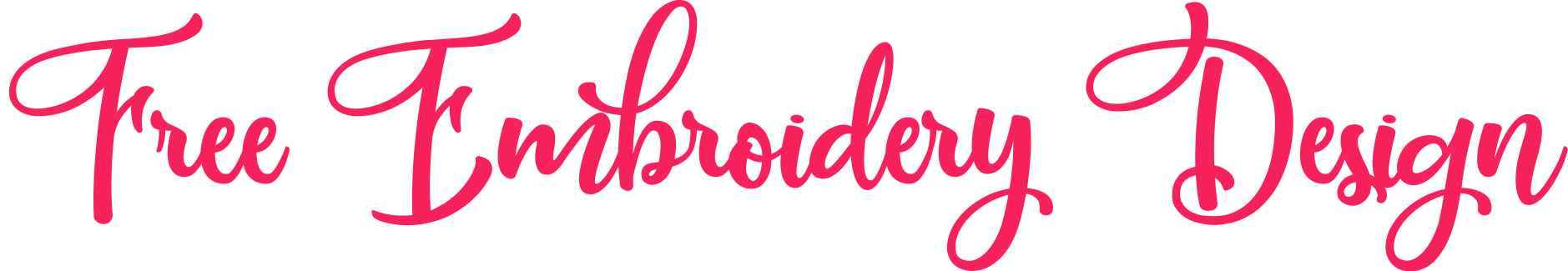 Free Embroidery Design