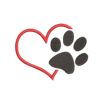 I Love Dogs Machine Embroidery Design