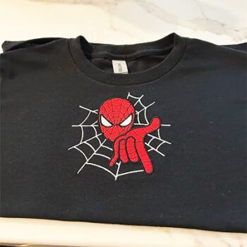spiderman embroidery design