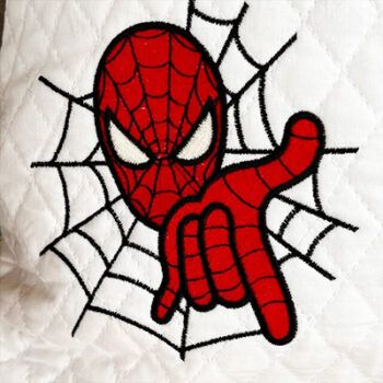 spiderman embroidery design