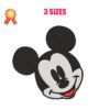 Mickey Mouse Face Machine Embroidery Design