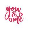 You & Me Machine Embroidery Design