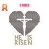 He Is Risen Machine Embroidery Design