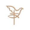 Dove Cross Machine Embroidery Design