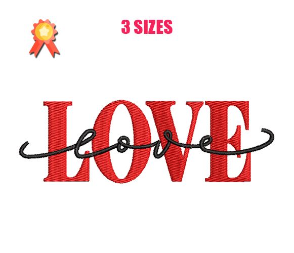 Love Love Machine Embroidery Design