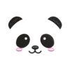 Panda Bear Face Machine Embroidery Design