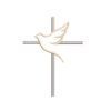 Dove Cross Christian Machine Embroidery Design