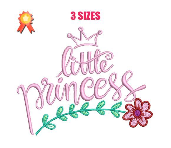 Little Princess Machine Embroidery Design