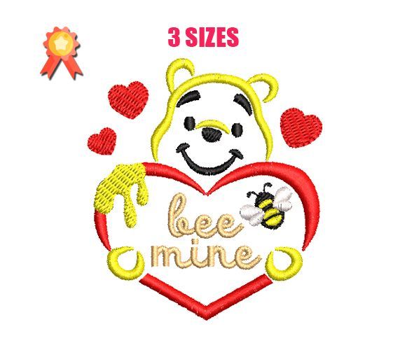 Winnie Pooh 7 Machine Embroidery Design
