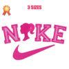 Barbie Nike Machine Embroidery Design