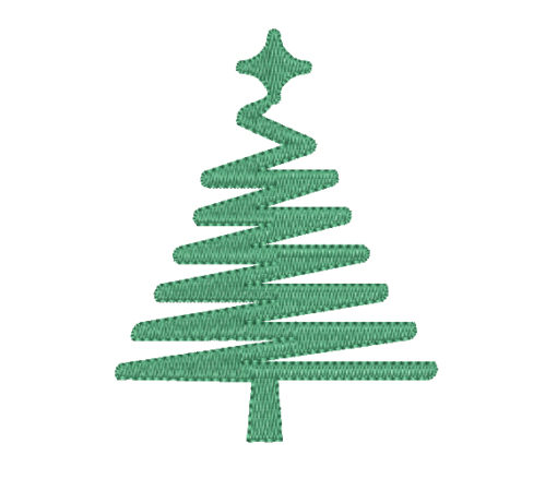 Christmas Trees Machine Embroidery Design