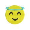 Emoji Angel Machine Embroidery Design