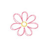 Cute Flower Machine Embroidery Design