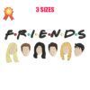 Friends 2 Machine Embroidery Design