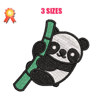 Panda 5 Machine Embroidery Design