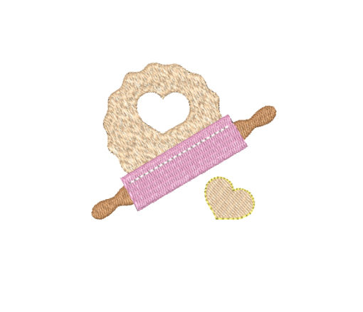 kneading Machine Embroidery Design