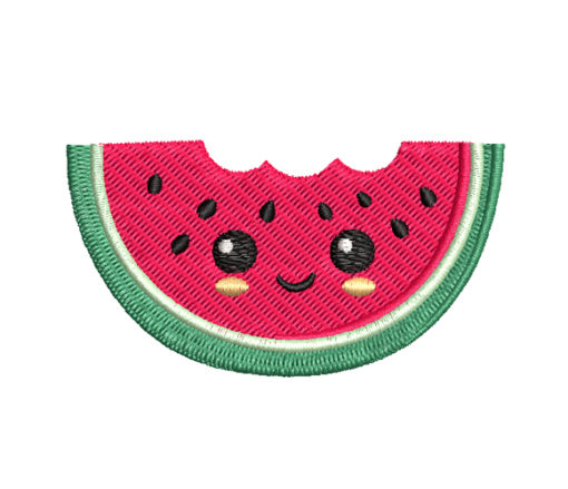 Watermelon Face Machine Embroidery Design