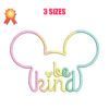 Be Kind Machine Embroidery Design