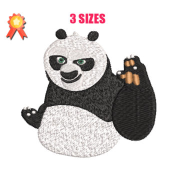Kung Fu Panda Machine Embroidery Design