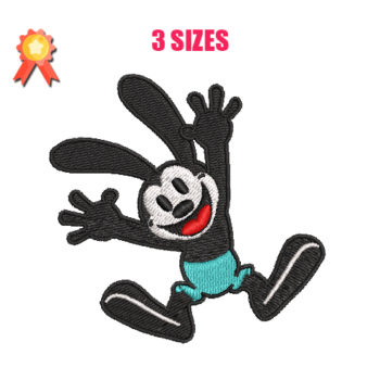 Oswald the Lucky Rabbit Machine Embroidery Design