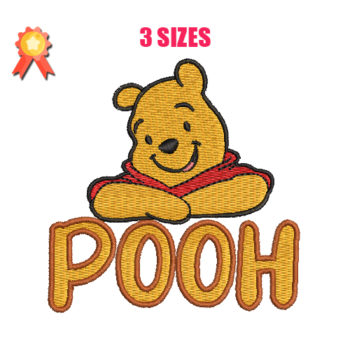 Winnie Pooh Machine Embroidery Design