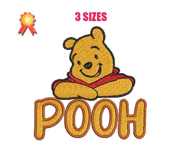 Winnie Pooh Machine Embroidery Design