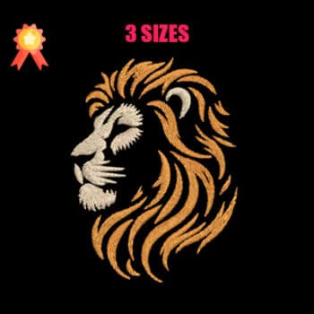 Lion 9 Machine Embroidery Design