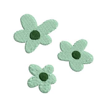 Mini Flowers Machine Embroidery Design