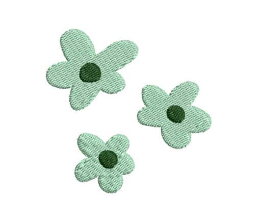 Mini Flowers Machine Embroidery Design