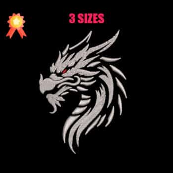 Dragon 2 Machine Embroidery Design