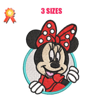 Minnie Mouse 16 Machine Embroidery Design