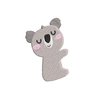 Cute Koala 3 Machine Embroidery Design