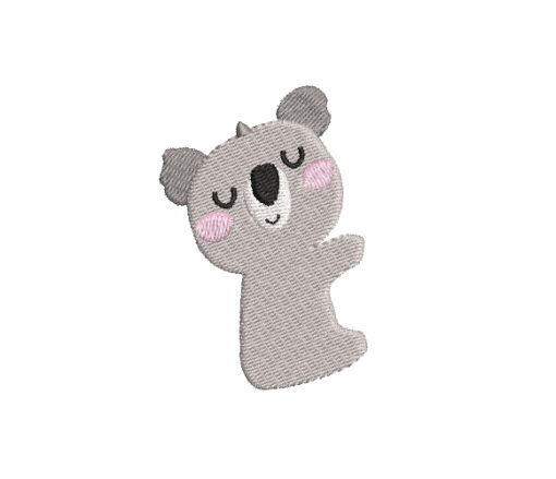 Cute Koala 3 Machine Embroidery Design