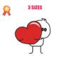 I Love You Machine Embroidery Design