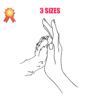 Human Hand and Dog's Paw Machine Embroidery Design
