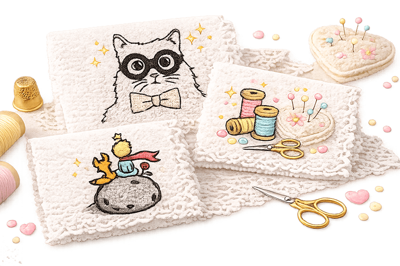 Premium embroidery designs preview