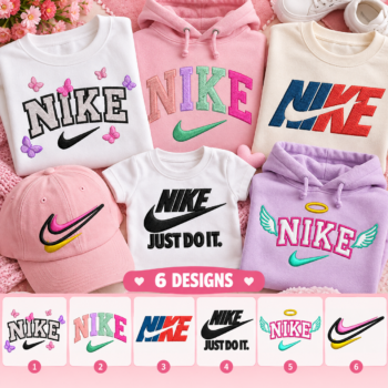 Nike embroidery design