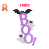 Boo 5 Machine Embroidery Design