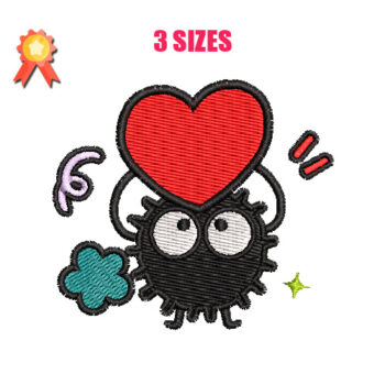 Susuwatari Machine Embroidery Design