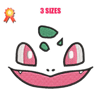 bulbasaur Machine Embroidery Design